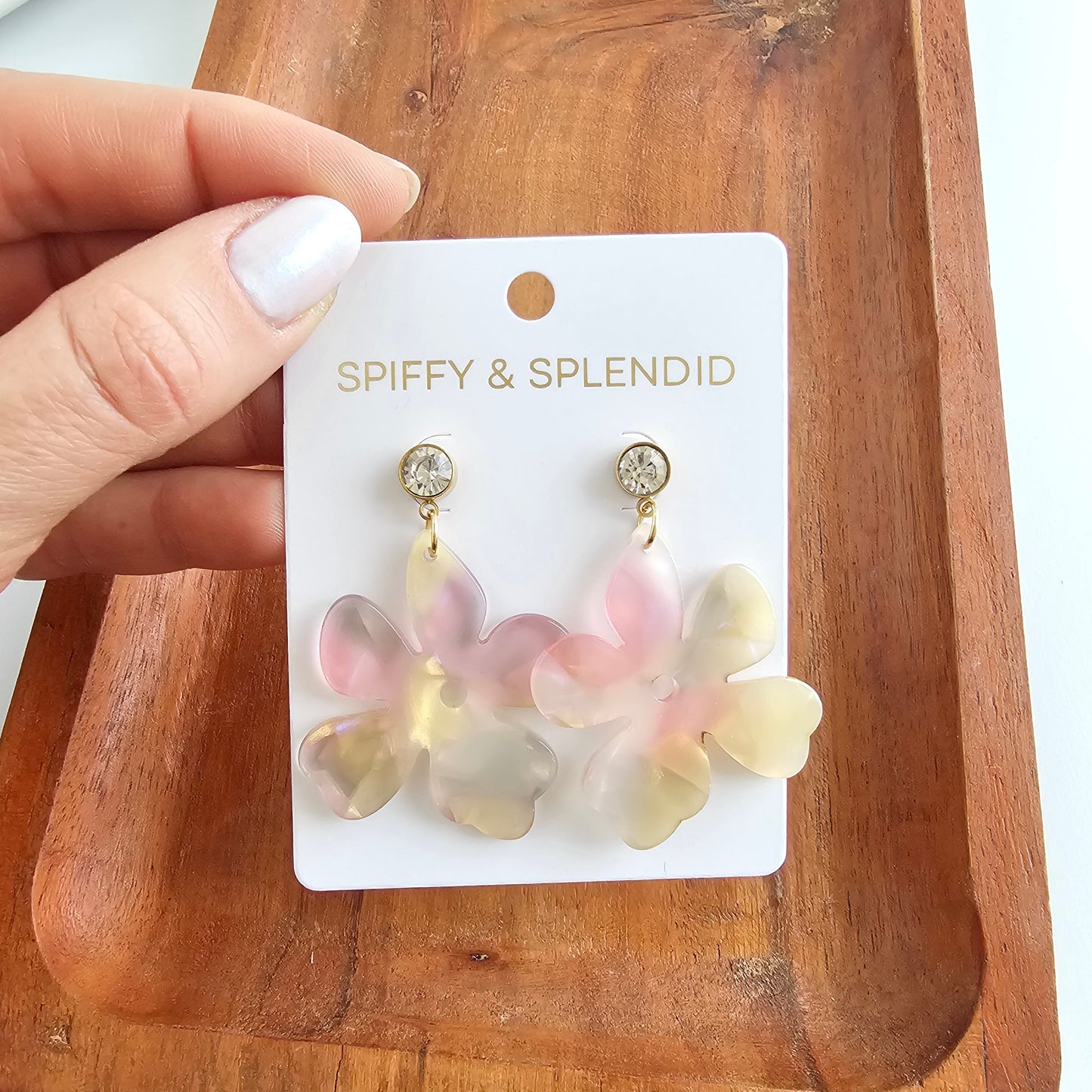 Petunia Earrings - Spring Spritz