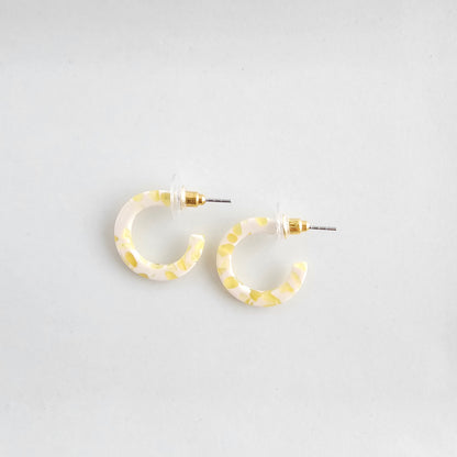 Micro Cam Mini Hoops - Buttercream Dot