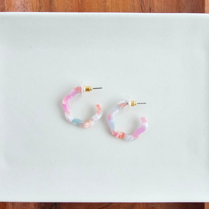 Posey Mini Hoops - Afterglow