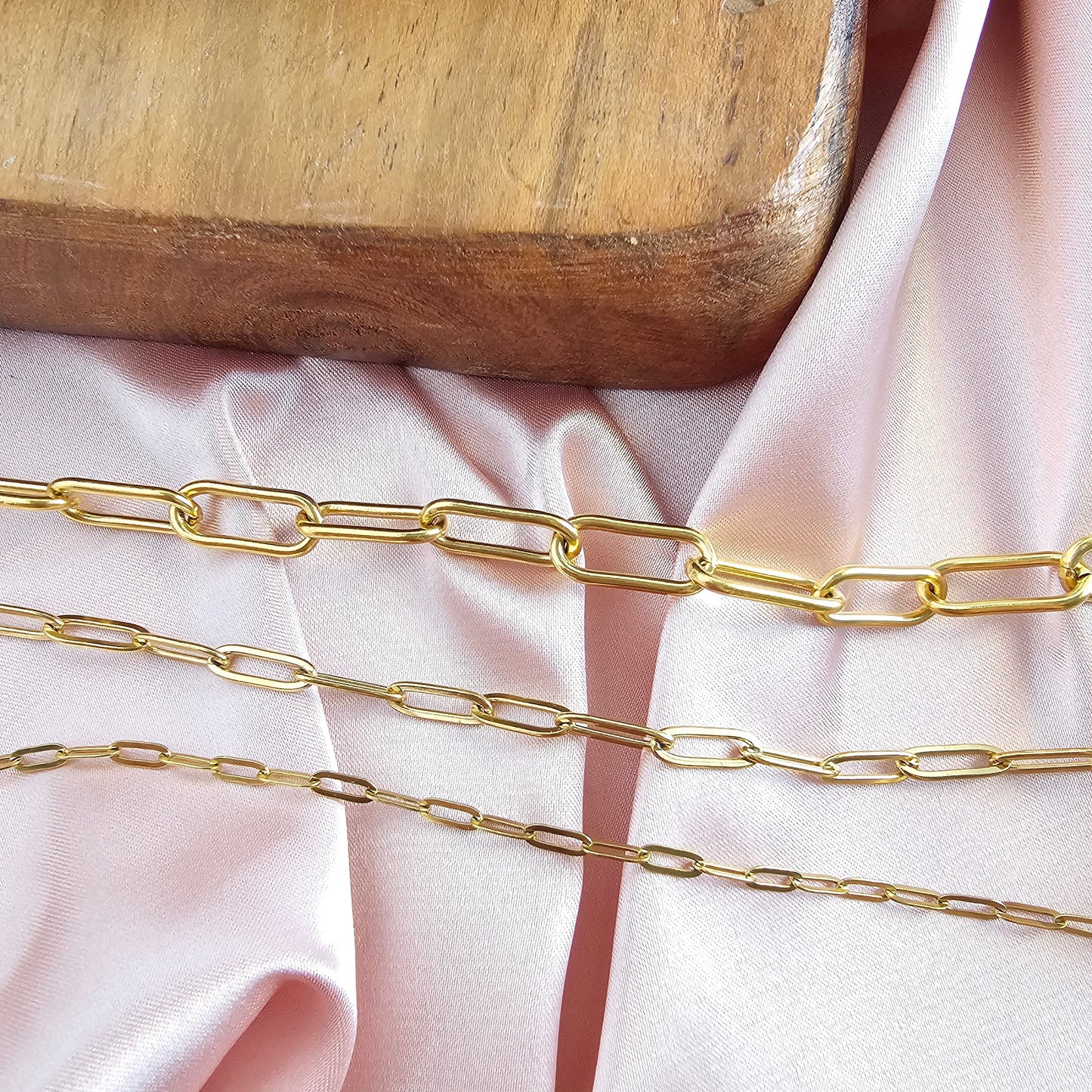 Luxe Silver Delicate Paper Clip Bracelet