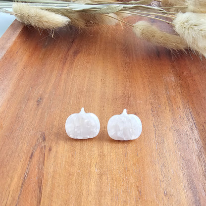 Pumpkin Patch Studs - Cream