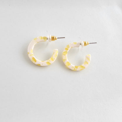 Micro Cam Mini Hoops - Buttercream Dot