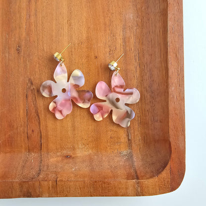 Petunia Earrings - Spring Spritz