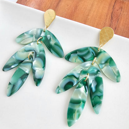 Kailani Earrings - Palm Lustre