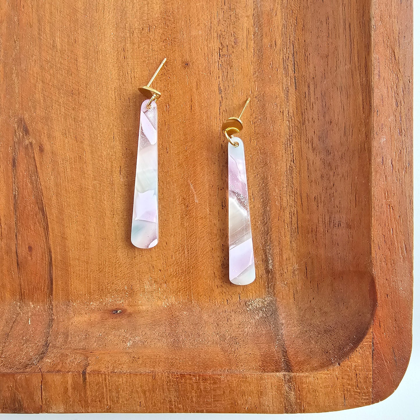 Blair Earrings - Lilac Quartz